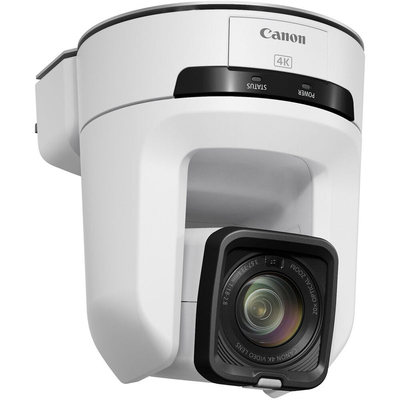 Canon CR-N300 4K NDI PTZ Camera with 20x Zoom (Titanium White)