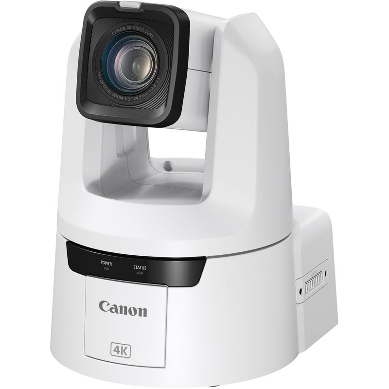 Canon CR-N500 Professional 4K NDI PTZ Camera with 15x Zoom (Titanium White)