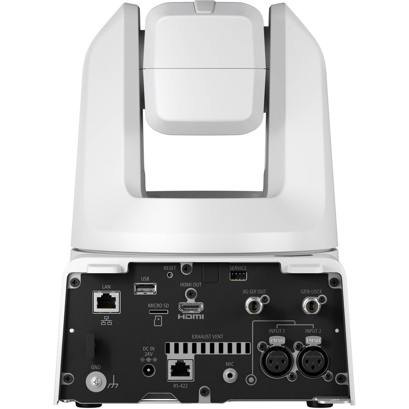 Canon CR-N500 Professional 4K NDI PTZ Camera with 15x Zoom (Titanium White)