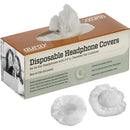 Auray HPC-25WH Disposable On-Ear Headphone Covers (50 Pairs, White)