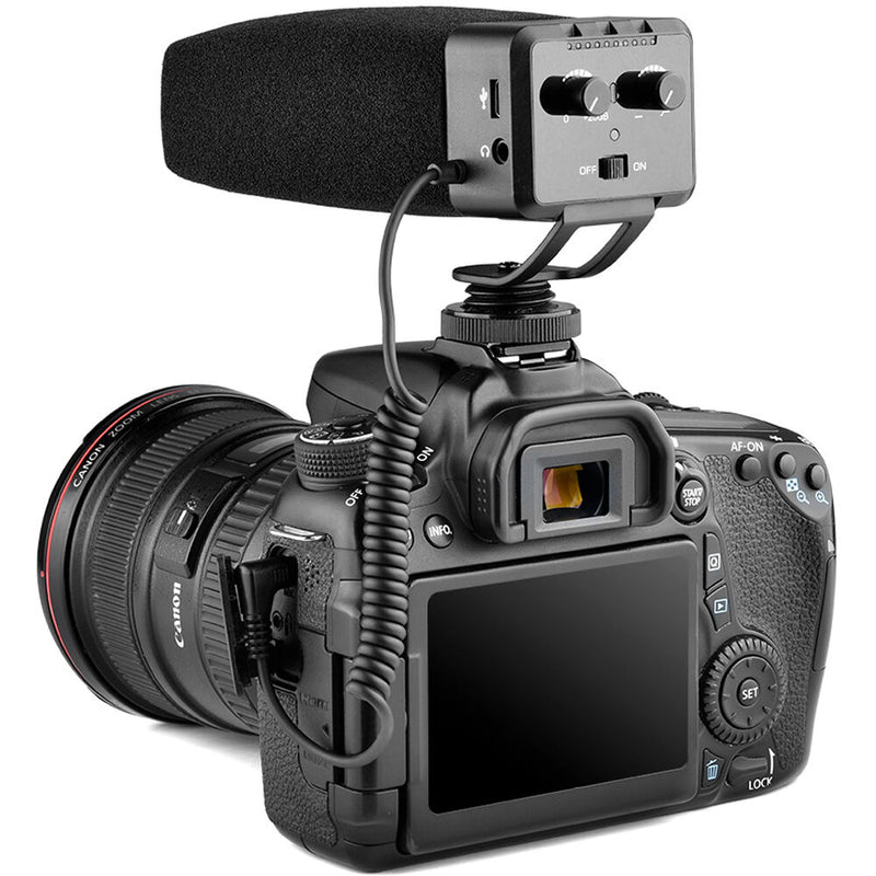 YELANGU MIC09 Camera-Mount Cardioid Shotgun Microphone