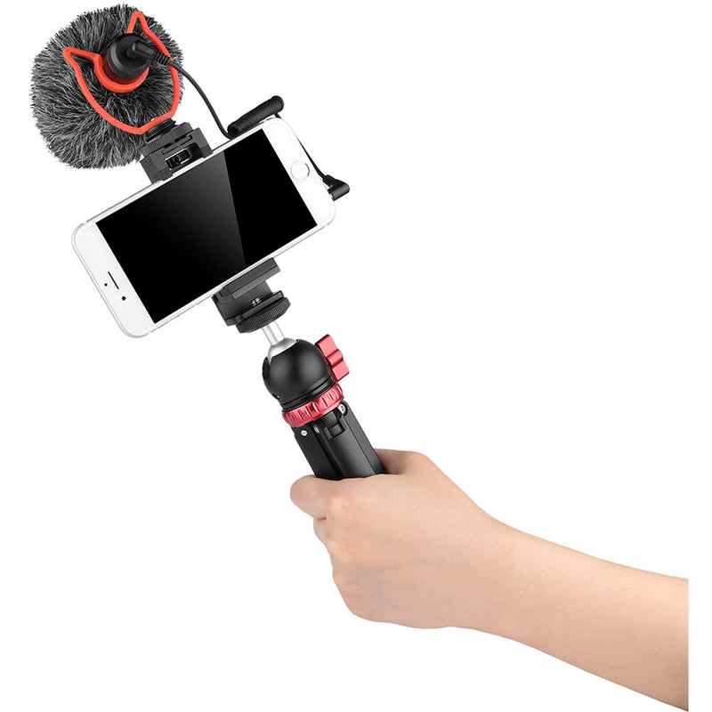 YELANGU MIC10 Compact Camera-Mount Shotgun Microphone for Smartphones and Cameras