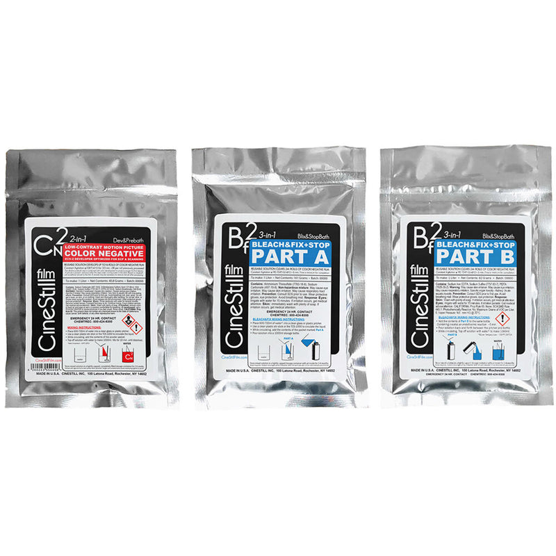 CineStill Film CS2 Cine Simplified ECN 2-Bath Powder Kit