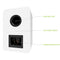 Kanto Living YUP6 2-Way Bookshelf Speakers (Matte White, Pair)