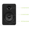 Kanto Living YUP6 2-Way Bookshelf Speakers (Matte Black, Pair)