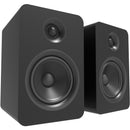 Kanto Living YUP6 2-Way Bookshelf Speakers (Matte Black, Pair)