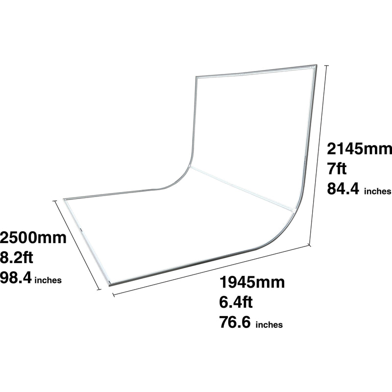 EASIFRAME&Acirc;&reg; Cyclorama Curved Fabric Frame