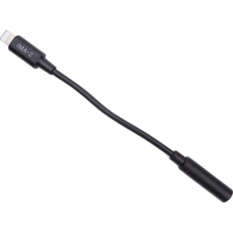 Movo Photo IMA-2 Female 3.5mm TRS to Lightning Microphone Adapter Cable (5.5")