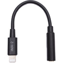 Movo Photo IMA-2 Female 3.5mm TRS to Lightning Microphone Adapter Cable (5.5")