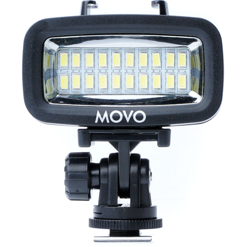 Movo Photo Underwater Diving Rig Bundle with 2 Rechargeable LED Lights for GoPro