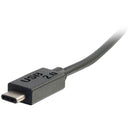 C2G USB 2.0 Type-A to USB Type-C Male Cable (12', Black)