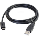 C2G USB 2.0 Type-A to USB Type-C Male Cable (12', Black)