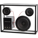 Transparent Bluetooth Speaker (Black with Red Wiring)