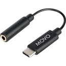 Movo Photo PMA-1 3.5mm TRS Female to USB Type-C Microphone Adapter Cable for DJI Osmo Pocket (5.5")