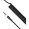 teenage engineering 4-Pole Curly Audio Cable (47.2", Black)