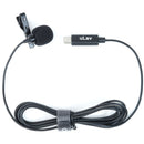 Movo Photo uLav-L Digital Omnidirectional Lavalier Microphone with USB Type-C Connector (20' Cable)