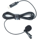 Movo Photo uLav-L Digital Omnidirectional Lavalier Microphone with USB Type-C Connector (20' Cable)