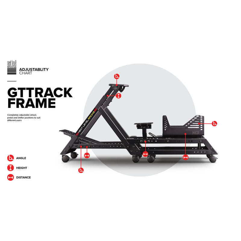 Next Level Racing GTtrack Racing Simulator Cockpit (Frame Only)