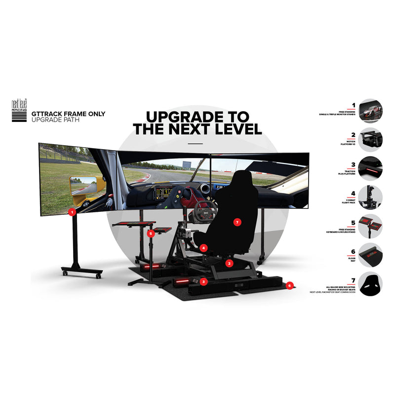 Next Level Racing GTtrack Racing Simulator Cockpit (Frame Only)