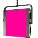 VELVETlight Evo 2X2 Color Studio Led Panel Ip51 With Dc In Xlr-3, Integrated Ac Power, Dmx Inout Xlr-5 with Yoke