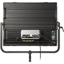 VELVETlight Evo 2X2 Color Studio Led Panel Ip51 With Dc In Xlr-3, Integrated Ac Power, Dmx Inout Xlr-5 with Yoke