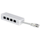 Black Box FM820-R2 4-Port Cat 5 Unshielded RJ45 Modular Splitter