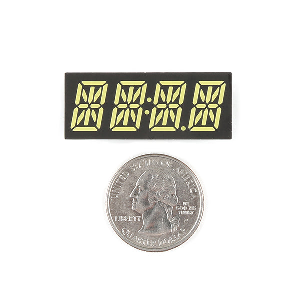 SparkFun 14-Segment Alphanumeric Display - White