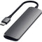 Satechi Slim Aluminum USB Type-C Multi-Port Adapter V2 (Space Gray)