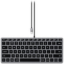 Satechi Slim W1 Wired Backlit Keyboard (Space Gray)