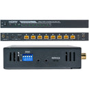 Ocean Matrix HDMICAT1X8 HDMI 4K60 1 x 8 Splitter & Cat 6/6a/7 Extender with 8 Receivers (18 Gb/s)