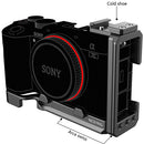 Niceyrig L-Bracket with Cold Shoe Mount for Sony a7C Camera