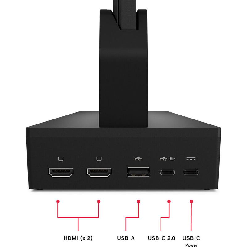 Brydge Surface Laptop Vertical Dock for 13.5" Surface Laptop 4 (Black)