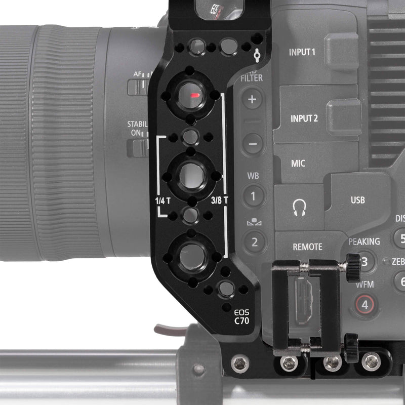 SHAPE Canon C70 Camera Cage Shoulder Rig with Matte Box & Follow Focus
