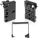SHAPE Pivoting Battery Plate for Canon C70 (Gold&nbsp;Mount)