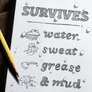 Rite in the Rain Top Spiral Notebook (Yellow, 6 x 9")