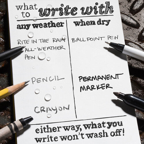 Rite in the Rain Top Spiral Notebook (Yellow, 6 x 9")