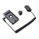 DigitalFoto Solution Limited Sony NP-FW50 Dummy Battery to L-Series Battery Plate (Coiled Cable, 15.7 to 39.3")