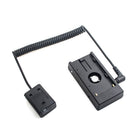 DigitalFoto Solution Limited Sony NP-FW50 Dummy Battery to L-Series Battery Plate (Coiled Cable, 15.7 to 39.3")