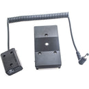 DigitalFoto Solution Limited Sony NP-FW50 Dummy Battery to L-Series Battery Plate (Coiled Cable, 15.7 to 39.3")