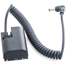 DigitalFoto Solution Limited LP-E6 Dummy Battery with Male Connector Cable (Coiled, 16 to 39.4")