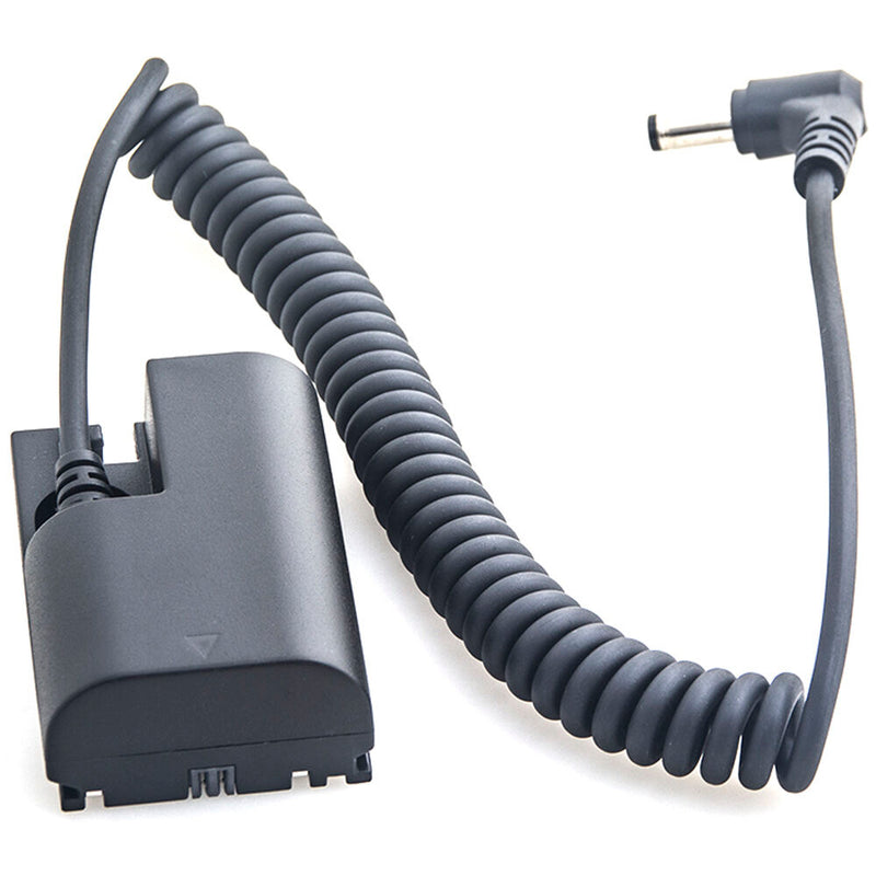DigitalFoto Solution Limited LP-E6 Dummy Battery with Male Connector Cable (Coiled, 16 to 39.4")