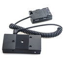 DigitalFoto Solution Limited L-Series Battery Plate to LP-E6 Dummy Battery (Coiled 16.1 to 39.4" Cable)
