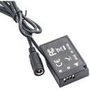 DigitalFoto Solution Limited LP-E17 Dummy Battery with Female Connector Cable (Straight, 38")