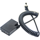 DigitalFoto Solution Limited LP-E17 Dummy Battery with Male Connector Cable (Coiled, 14.6 to 39.4")