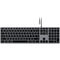 Satechi Slim W3 Wired Backlit Keyboard (Space Gray)