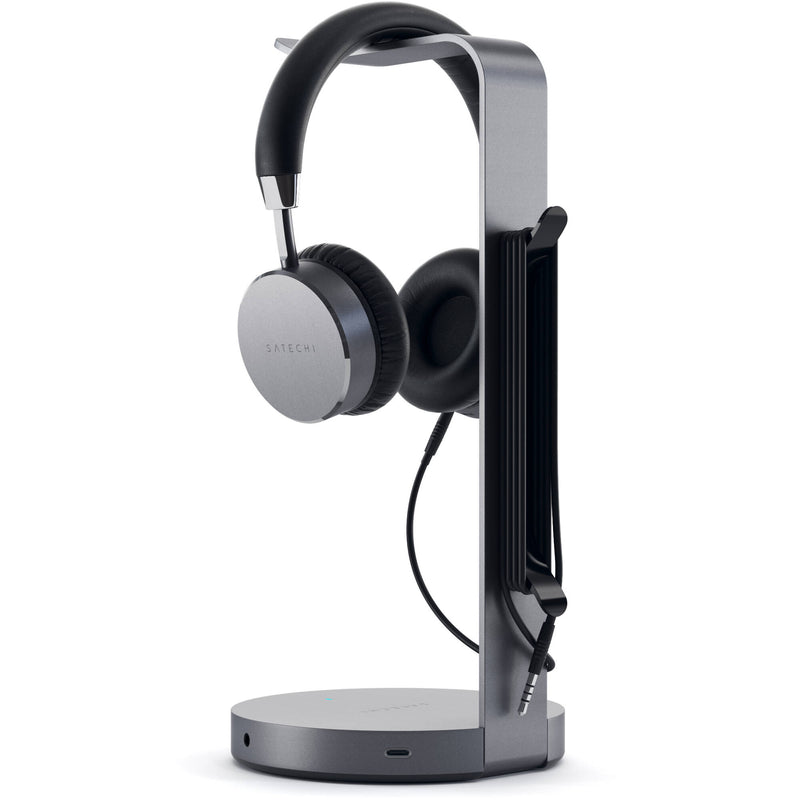 Satechi Aluminum USB Headphone Stand (Space Grey)