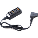 DigitalFoto Solution Limited D-Tap Breakout Adapter with 4 x D-Tap Ports (Straight Cable)