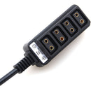 DigitalFoto Solution Limited D-Tap Breakout Adapter with 4 x D-Tap Ports (Coiled Cable)