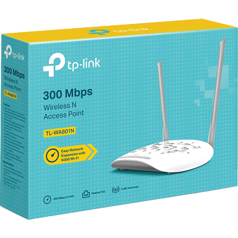 TP-Link TL-WA801N 300 Mb/s Wireless Single-Band 100 Mb/s Access Point