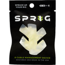 Sprig Cable Management Device for 1/4"-20 Threaded Holes (6-Pack, Glow in the Dark)